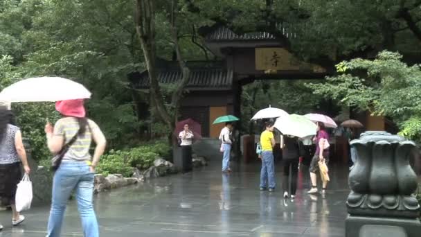 Hang Zhou Lingyin Temple and Garden — Stock video